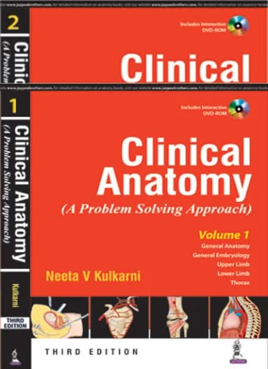 Thumbnail - CLINICAL ANATOMY (A PROBLEM SOLVING APPROACH) (2VOLS) WTTH DVD-ROM