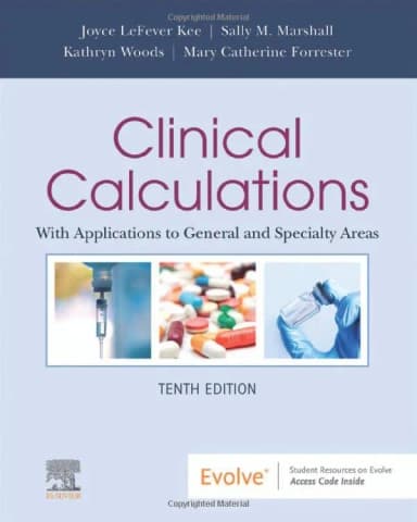 Image of - Clinical Calculations-10E