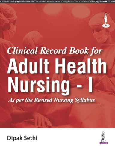 Image of - Clinical Record Book for Adult Health Nursing - I