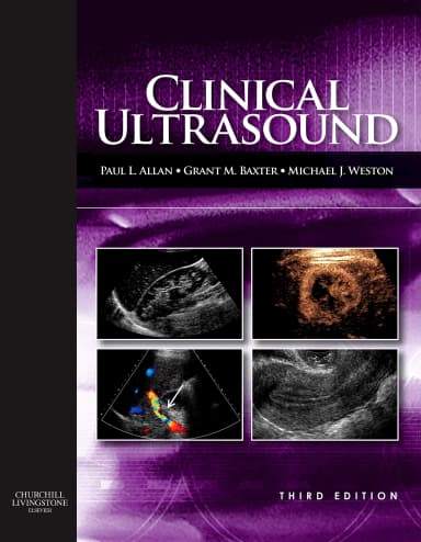 Image of - Clinical Ultrasound 2 Volume Set - Expert Consult The Comprehensive Guide for Healthcare Professionals - Third Edition