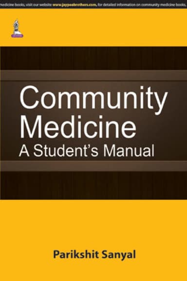 Image of - Community Medicine | A Student Manual