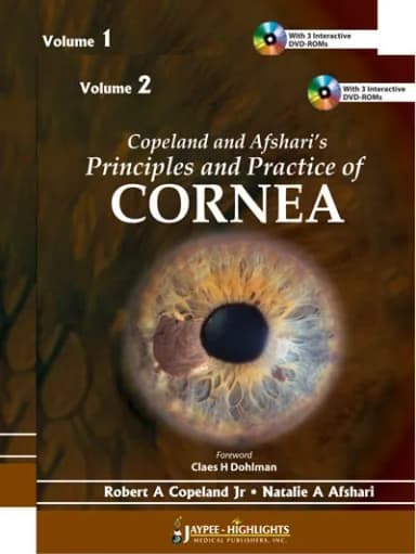 Image of - Copeland and Afsharis Principles and Practice of Cornea 2 Volume with 3 Dvd-rom