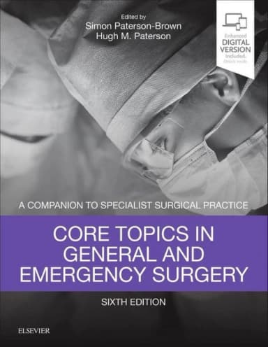 Image of - Core Topics in General and Emergency Surgery - 6th Edition
