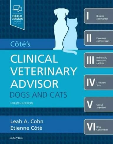 Image of - Cote's Clinical Veterinary Advisor: Dogs and Cats-4E