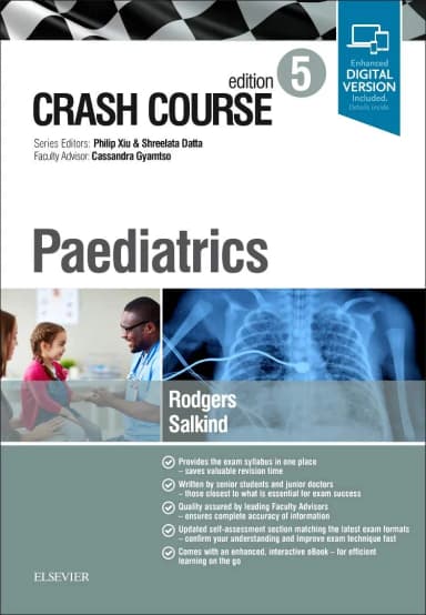 Thumbnail - Crash Course Paediatrics- 5th Edition
