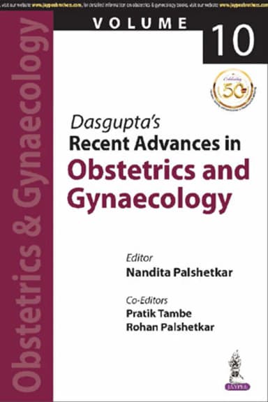 Image of - Dasguptas Recent Advances in Obstetrics and Gynaecology(Vol 10)