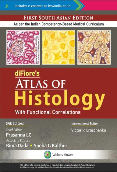 Image of - Difiore’s Atlas of Histology with  Functional Correlations -13E (1st SAE)