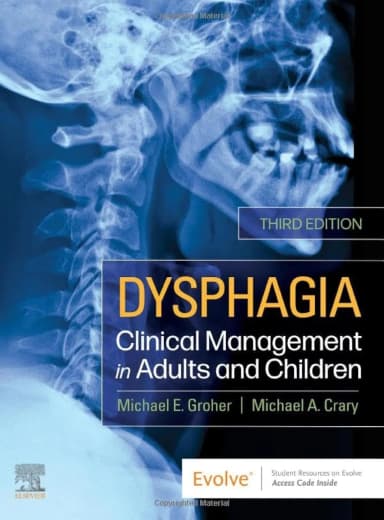 Image of - Dysphagia: Clinical Management in Adults and Children-3E