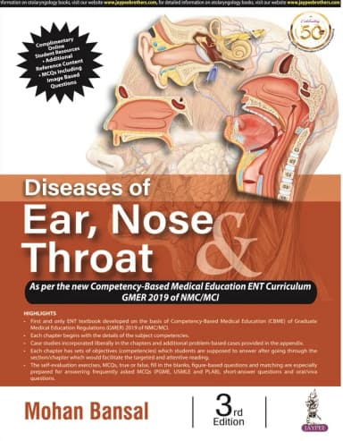 Image of - Diseases of Ear Nose and Throat - 3rd Edition