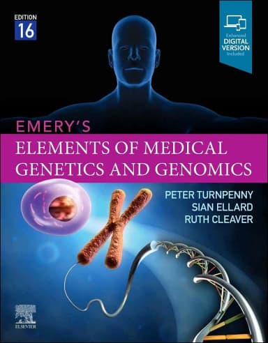Image of - Emery's Elements of Medical Genetics and Genomics-16ED