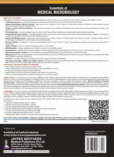 Back Image of - Essentials of Medical Microbiology | Revised | Reprint