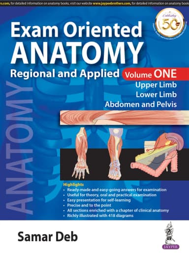 Image of - Exam Oriented Anatomy Regional and Applied Volume 2