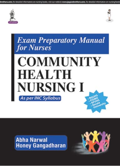 Image of - Exam Preparatory Manual for Nurses Community Health Nursing I