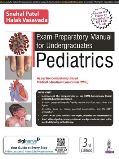Image of - Exam Preparatory Manual for Undergraduates Pediatrics