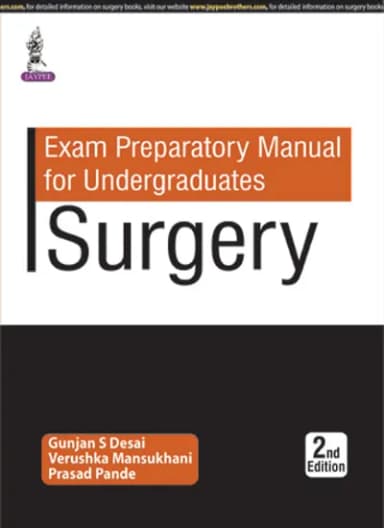 Image of - Exam Preparatory Manual for Undergraduates Surgery - 2nd Edition