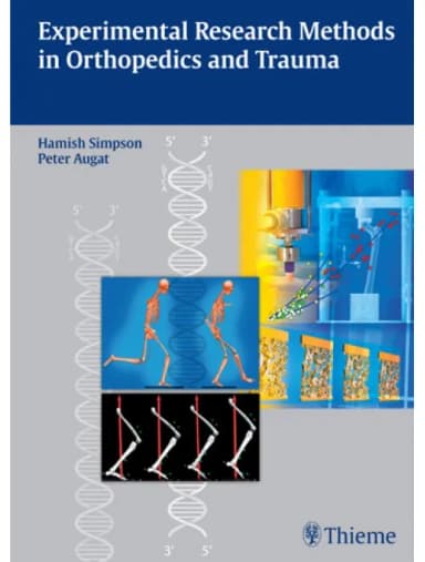 Image of - Experimental Research Methods in Orthopedics and Trauma - 1st Edition