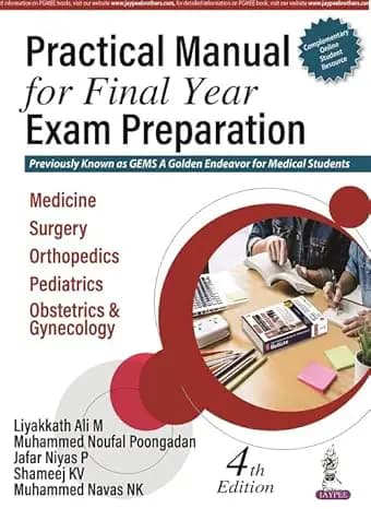 Image of - Practical Manual for Final Year Exam Preparation - 4th Edition