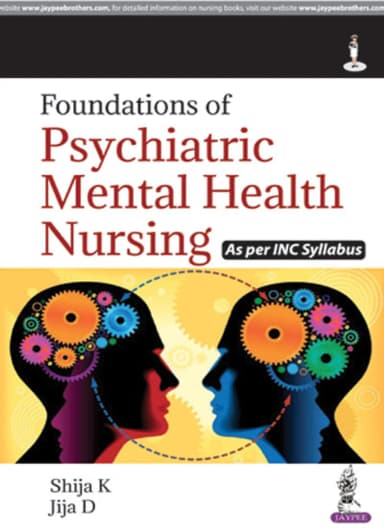Image of - Foundations of Psychiatric Mental Health Nursing (As per INC Syllabus)