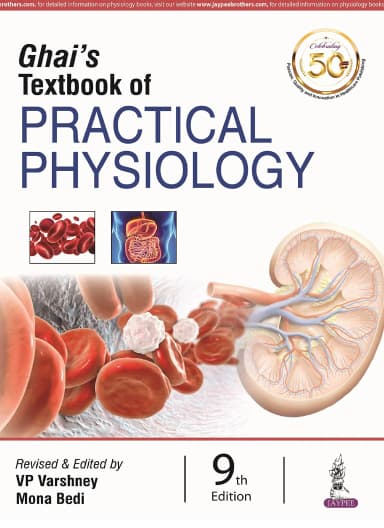 Image of - GHAI'S TEXTBOOK OF PRACTICAL PHYSIOLOGY