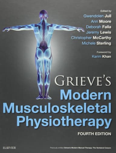 Image of - Grieves Modern Musculoskeletal Physiotherapy - 4th Edition