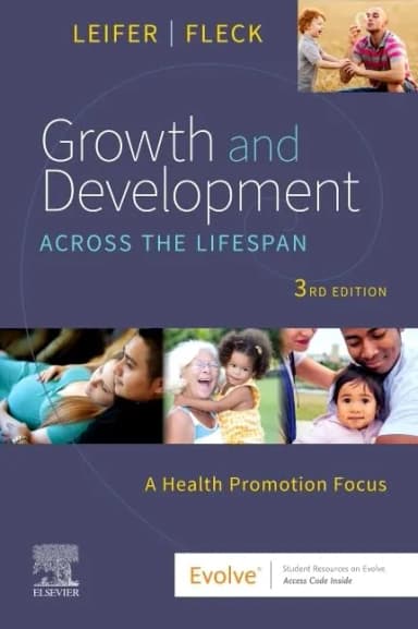 Image of - Growth and Development Across the Lifespa - A Health Promotion Focus - 3E