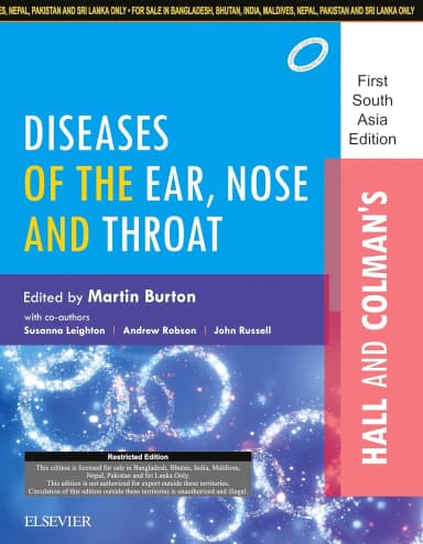 Image of - Hall & Colman’s Diseases of the Ear, Nose and Throat(SAE) -1E