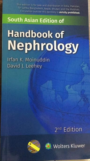 Image of - Handbook Of Nephrology -2E