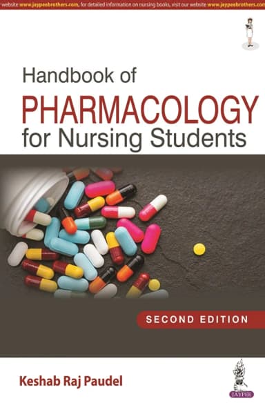 Image of - Handbook of Pharmacology for Nursing Students