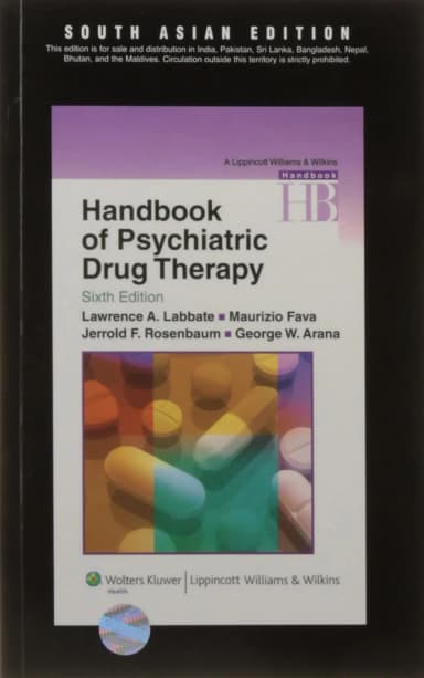 Image of - HB of Psychiatric Drug Ther 6/e