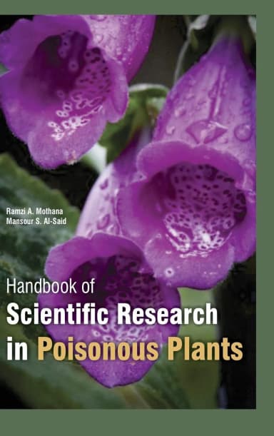 Thumbnail - Handbook Of Scientific Research In Poisonous Plants 2 Vol Set( HB 2017)