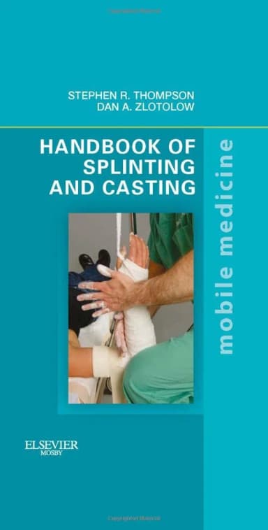 Image of - Handbook of Splinting and Casting