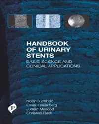 Image of - HANDBOOK OF URINARY STENTS BASIC SCIENCE AND CLINICAL APPLICATIONS