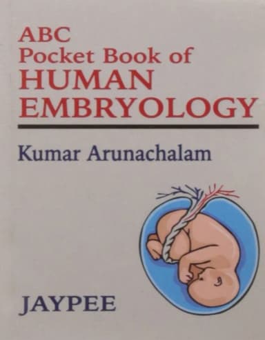 Image of - Abc Pocket Book of Human Embryology - 1st Edition