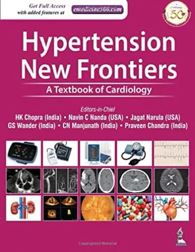 Image of - Hypertension New Frontiers A Textbook Of Cardiology 2021 Edition -1st Edition
