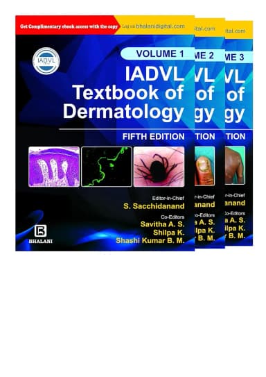 Image of - IADVL Textbook of Dermatology (3 vol set) -5E