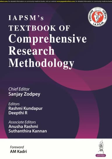 Image of - IAPSM's Textbook of Comprehensive Research Methodology