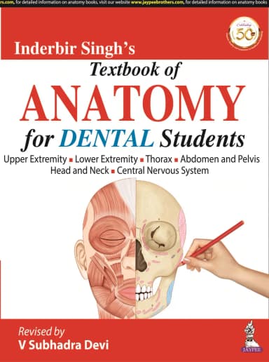Image of - Inderbir Singhs Textbook of Anatomy for Dental Students