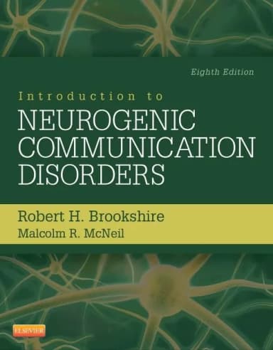 Image of - Introduction to Neurogenic Communication Disorders-8E
