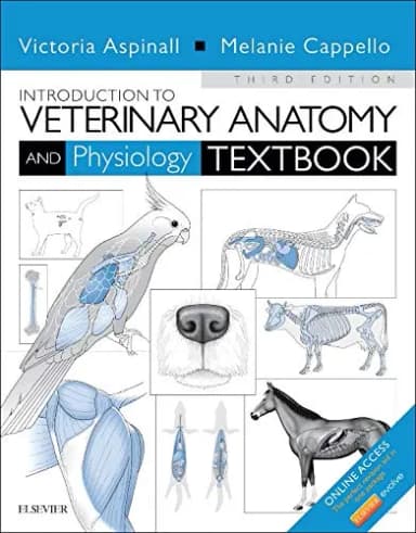 Image of - Introduction to Veterinary Anatomy and Physiology Textbook - Third Edition