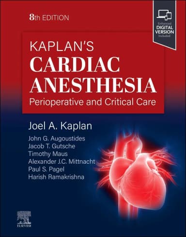 Image of - Kaplan's Cardiac Anesthesia - 8E