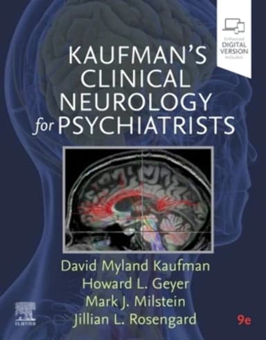Image of - Kaufman's Clinical Neurology for Psychiatrists-9E
