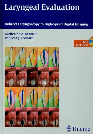 Image of - Laryngeal Evaluation Indirect Laryngoscopy to High