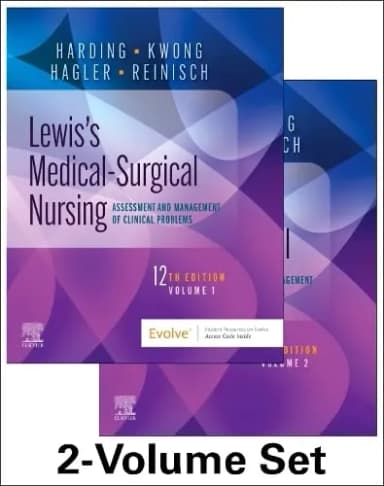 Image of - Lewis's Medical-Surgical Nursing(2-VOL)-12E