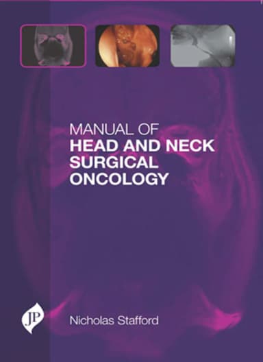 Image of - Manual of Head and Neck Surgical Oncology