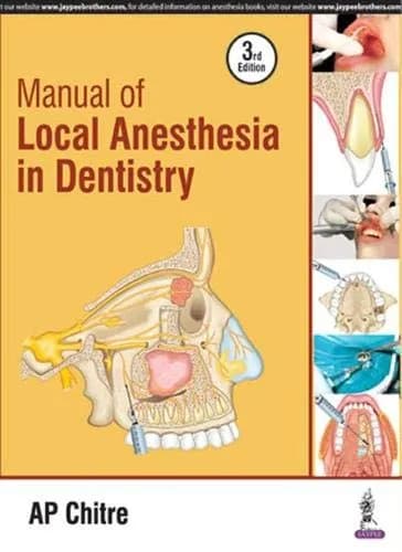 Image of - MANUAL OF LOCAL ANESTHESIA IN DENTISTRY