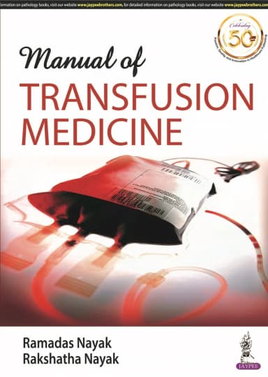Image of - Manual of Transfusion Medicine