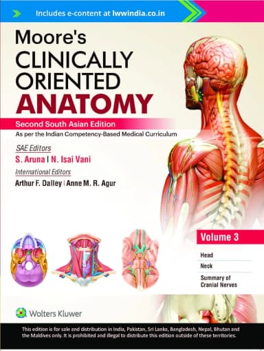 Image of - Moore’s Clinically Oriented Anatomy (3-Vol Set) -2nd SAE