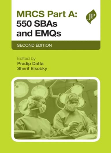 Image of - Mrcs Part A 550 Sbas and Emqs - 2nd Edition