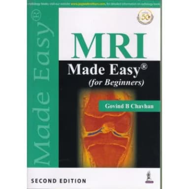 Image of - MRI MADE EASY(FOR BEGINNERS)WITH PHOTO CD ROM)