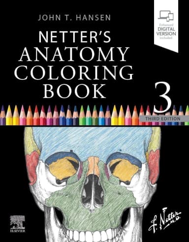 Image of - Netter's Anatomy Coloring Book - Third Edition